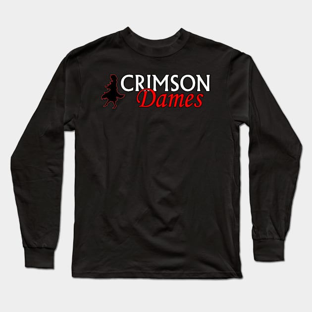 Crimson Dames - Logo Long Sleeve T-Shirt by Ciel of Studio-Aegis